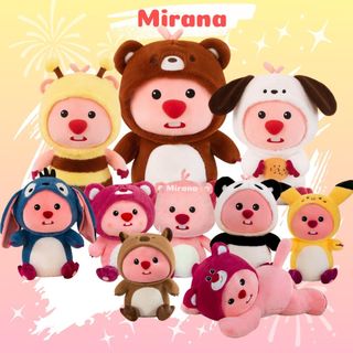 Gấu bông hải ly loopy cosplay cao cấp cho bé