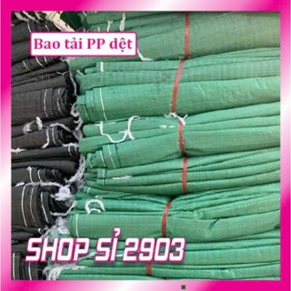 Lốc 10 cái bao tải dứa xanh - từ 1 tạ - 2.5 tạ