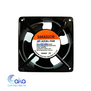 Quạt hút tủ điện SAKAGUCHI GH12038HA2SL 120x120x38mm quạt thông gió làm mát 220V cao cấp