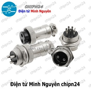 [2 CÁI] (F2,F3) Jack GX16 15A 250V (2P/3P/4P/5P/6P/7P/8P/9P/10P) (Jack điện, tín hiệu, nối nguồn)- [Chọn Loại]