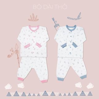 Bộ cài thẳng dài Mio cotton mỏng