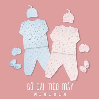 Bộ cài thẳng dài Mio cotton mỏng