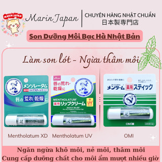 Son Dưỡng Môi Omi, Mentholatum XD Medicated Lip Stick Nhật Bản - Omi Brotherhood Nhật Bản Chống Nứt Nẻ