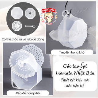 Cốc tạo bọt Inomata Mẫu Mới Nội Địa Nhật Bản Chính Hãng