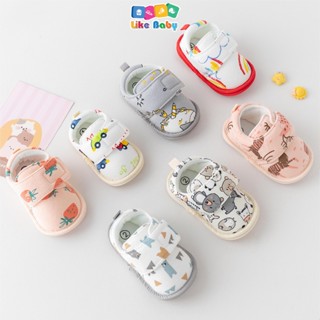  Giày Tập Đi Cho Bé Trai Bé Gái Từ 3 - 18 Tháng Đế Mềm Chống Trơn Trượt Giày Bún Tập Đi G162 