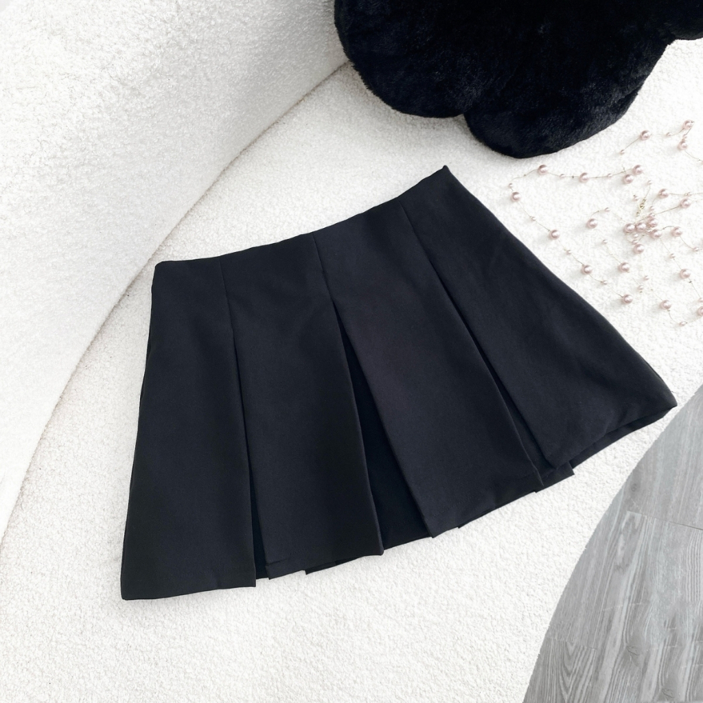 Chân Váy Tennis Bigsize Nữ Xếp Ly Bản To Có Quần Bảo Hộ Khóa Kéo Vải Tây Đứng Form CV412 | BigBuy360 - bigbuy360.vn