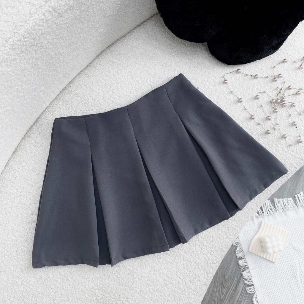 Chân Váy Tennis Bigsize Nữ Xếp Ly Bản To Có Quần Bảo Hộ Khóa Kéo Vải Tây Đứng Form CV412 | BigBuy360 - bigbuy360.vn