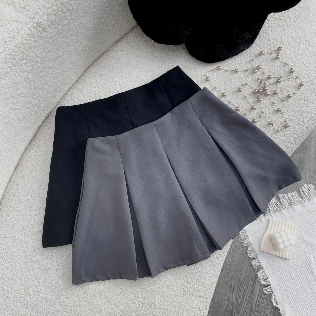Chân Váy Tennis Bigsize Nữ Xếp Ly Bản To Có Quần Bảo Hộ Khóa Kéo Vải Tây Đứng Form CV412 | BigBuy360 - bigbuy360.vn