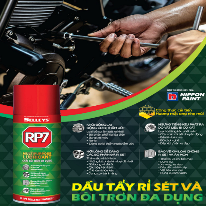 RP7 (Chính Hãng) Chai Xịt Chống Rỉ Sét