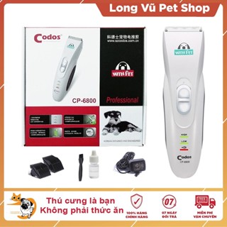 Tông đơ cắt lông chó mèo Codos CP-6800 sạc điện chuyên dụng cắt tỉa lông chó mèo - Long Vũ Pet Shop