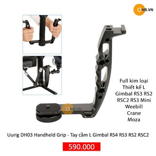 Uurig DH-03 Handheld Gimbal Grip - Tay cầm hỗ trợ quay Gimbal