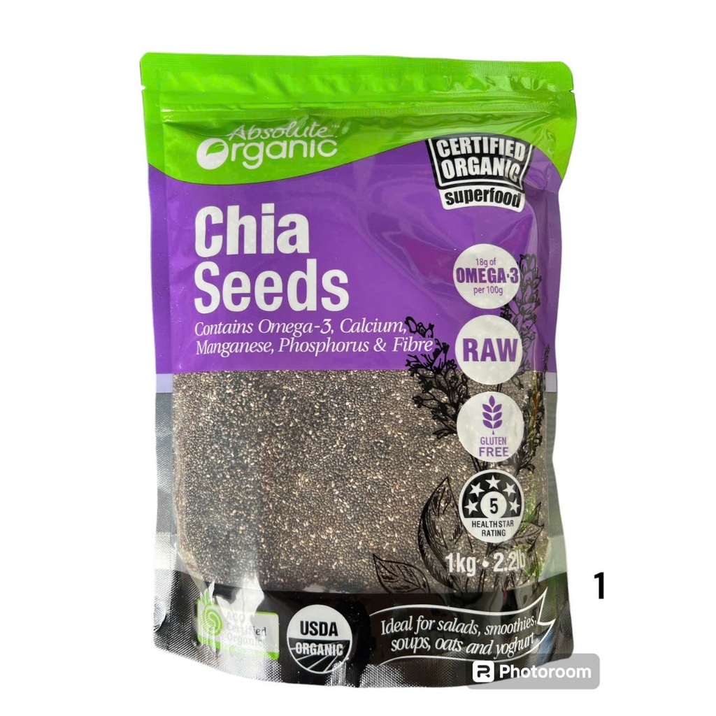 Hạt chia úc tím Absolute Organic 1kg