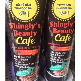 Tẩy tế bào da chết và thải độc da cà phê shingly’s 250ml