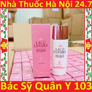 Combo Kem chống nắng vật lý và hoá học Laco Luxury Sun Cream