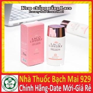 [thanh lý date t6.2025] Kem chống nắng vật lý và hoá học Laco Luxury Sun Cream 50ml SPF45 PA++++