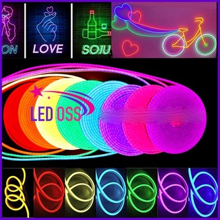 Led NEON 12v 5m, dây đèn neon decor chữ trang trí