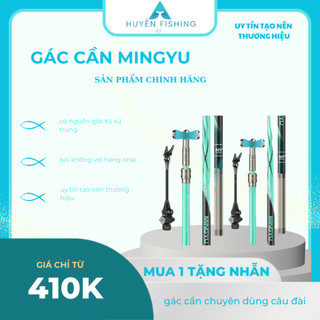 Gác cần mingyu chuyên dùng câu đài, chống cần cacbon cao cấp h035