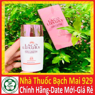 Kem Chống Nắng Laco Luxury Sun Cream 50ml, dưỡng trắng SPF45 PA++++ Lên Tone, Chống UVA, UVB, Không Nhờn, Kiềm Dầu