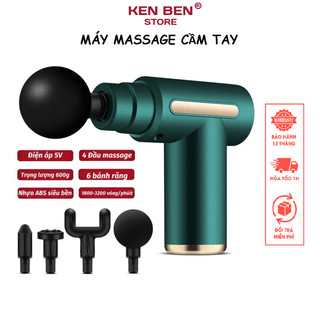 Máy Massage Mini Cầm Tay, Chăm Sóc Cổ Vai Gáy 6 Cấp Độ Chuyên Sâu Đa Năng, Thư Giãn Toàn Thân
