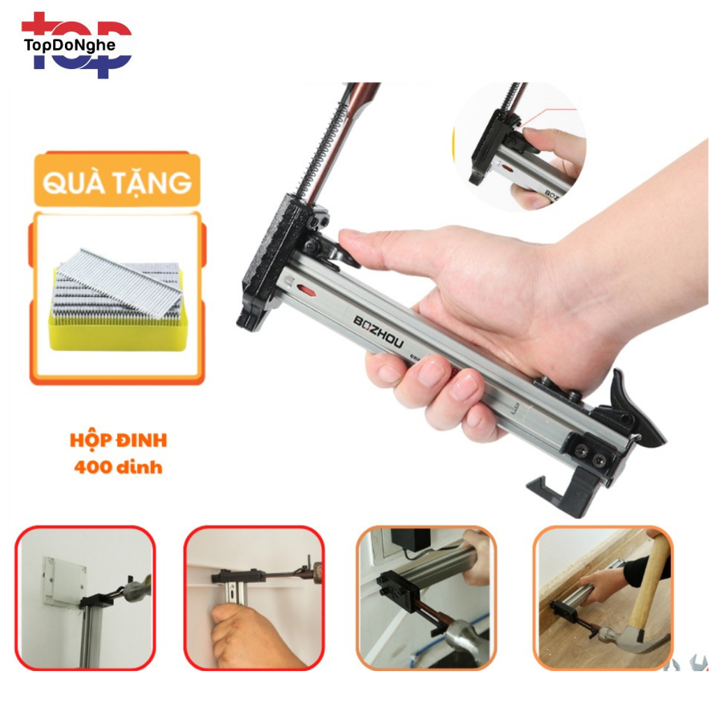 Dụng cụ hỗ trợ đóng đinh ST18 - ST18B đóng V thạch cao, nẹp điện, gen điện, búa đóng đinh bê tông ti