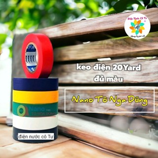 Băng keo điện màu NANO 20yard các loại