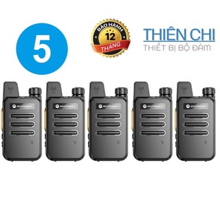 Bộ 05 Máy bộ đàm Motorola GP-811, Giá Rẻ, Sạc Cổng Type C, Nhỏ Gọn, Bảo Hành 12 Tháng