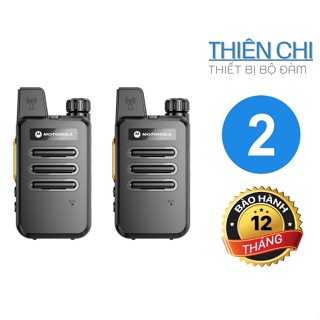 Bộ 02 Máy bộ đàm Motorola GP-811 ( Thiết Kế Nhỏ Gọn, Loa Siêu To,  Sạc Cổng Type C, Cự Ly 1-3km, Bảo Hành 12 Tháng )