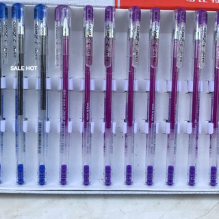 10 Bút mực gel Zero đỏ/tím/xanh