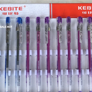 10 Bút mực gel Zero đỏ/tím/xanh
