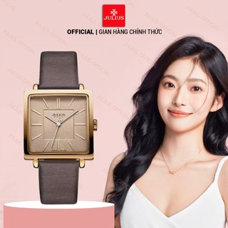 Đồng hồ nữ Julius JA-354 dây da | Julius Official