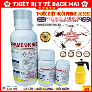 Thuốc Diệt Muỗi Perme UK 50EC 100ml, 250ml - Nhập Khẩu Anh Quốc