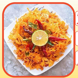 2KG KHÔ GÀ LÁ CHANH LOẠI 1 DAI NGON ĐẢM BẢO VSATTP