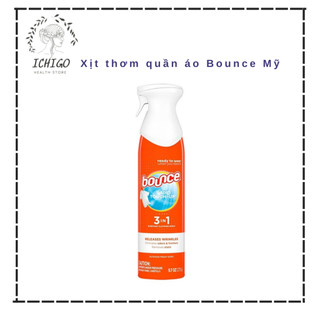 Xịt thẳng và thơm quần áo Bounce Rapid Touch-Up 3in1 của Mỹ chai 275gr
