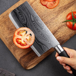 Dao thái thịt thép không gỉ Damascus Nhật Bản sang trọng siêu sắc , dao13