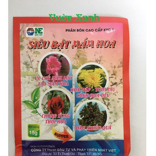 Phân bón Siêu bật mầm hoa chuyên dùng cho hoa, cây cảnh