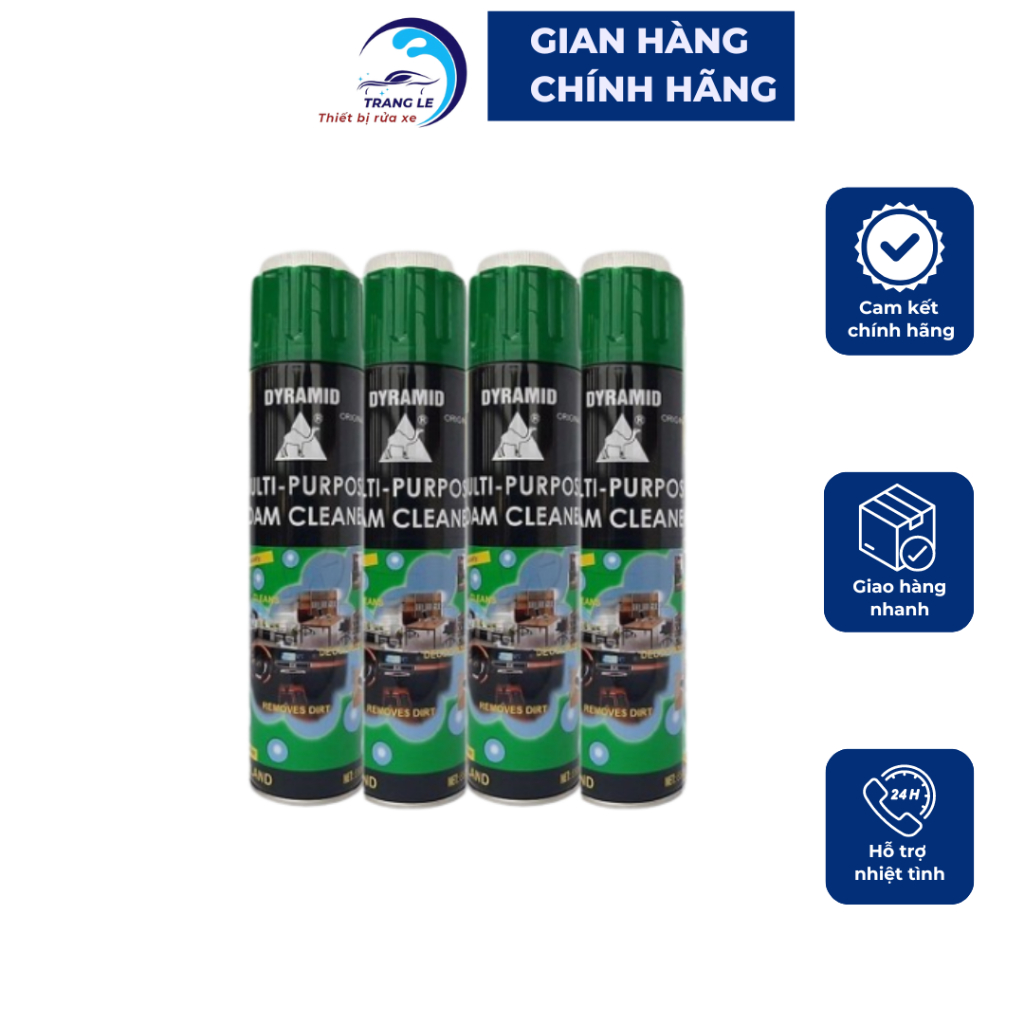 Bình xịt bọt vệ sinh đa năng Dyramid (Vệ sinh nội thất ô tô)