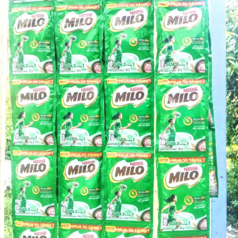 Sữa Milo Dây 11gói x 22gram Thơm Ngon (Date Mới)