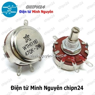 [1 CÁI] (F41,F42) Biến trở 2W WTH118 Nâu (1K/2K2/4K7/5K1/5K6/6K8/10K/22K/47K/100K/470K) - [Chọn Loại]