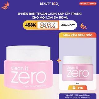 (Bản Vegan) Sáp Tẩy Trang Banila Co Cho Mọi Loại Da Clean it Zero Original Cleansing Balm