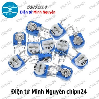 [5 con] Biến trở tam giác RM063 (100R/200R/500R/1K/10K/100K/1M/2K/20K/200K/2M/5K/50K/500K) - [Chọn Loại]