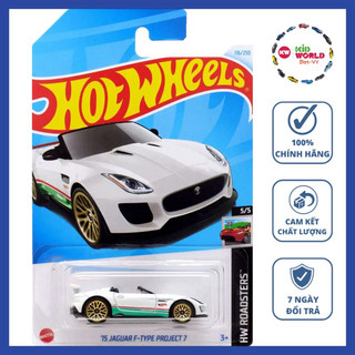 Xe mô hình hot wheels basic '15 jaguar f-type project 7 htc16.