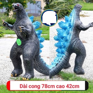 Quái vật Godzilla khổng lồ bằng nhựa mềm nhồi bông có nhạc