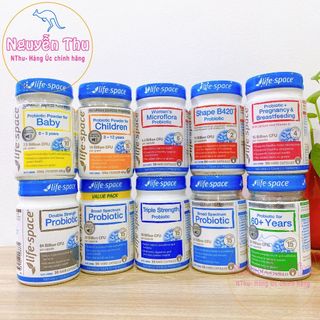 Men vi sinh life space úc cho bé, người lớn, phụ nữ, mẹ bầu, men lifespace baby, children, women, microflora, pregnancy