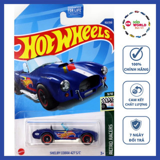 Xe mô hình hot wheels basic shelby cobra 427 s/c hcv65.