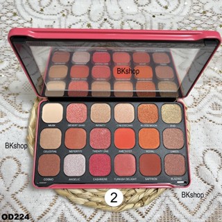 [ODBO] Bảng Phấn Mắt Odbo Dreaming OD224 Gồm 18 Ô Màu Lì Và Ánh Nhũ - Thái Lan