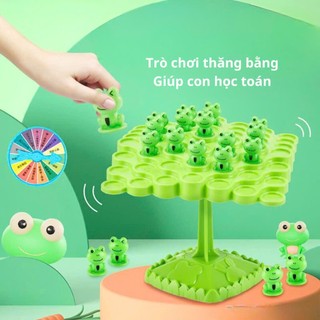 Ếch cân bằng trọng lượng, ếch thăng bằng, đồ chơi giáo dục phát triển trí tuệ cho bé