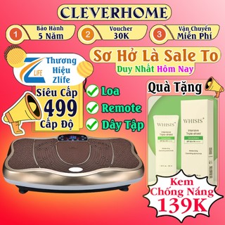 Máy rung lắc toàn thân chính hãng zlife, máy tập thể dục 160 170 199 220 299 399 499 cấp độ giảm cân giảm mỡ