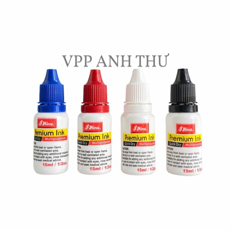 MỰC CON DẤU SHINY ( DÙNG TRÊN MỌI CHẤT LIỆU )