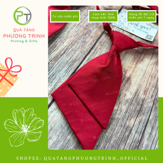 (PT001) Nơ đồng phục Agribank màu đỏ đô