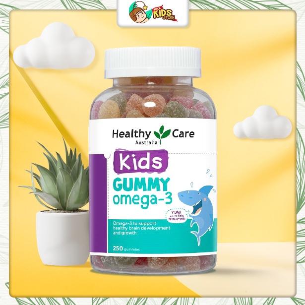 Kẹo Dẻo Dầu Cá Gummy Omega 3 Healthy Care 250 Viên Úc